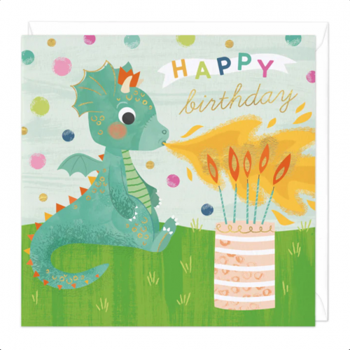 Childs Dragon Birthday Card